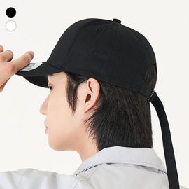 [MOEVENING] DAEDU Rope Cap: Optical Illusion Fit for Slimmer Look, Generous Size, Relaxed Long Strap for Trendy Street-Style Fashion